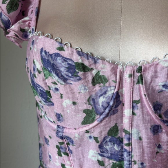 NWT ASTR the Label Wedelia Floral Print Corset Dress Size M - Picture 14 of 16